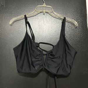 Black Bikini top. XL